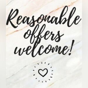 Looking to clear out my closet! Reasonable offers welcome!